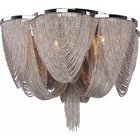 Chantilly 6-Light Flush Mount in Polished Nickel