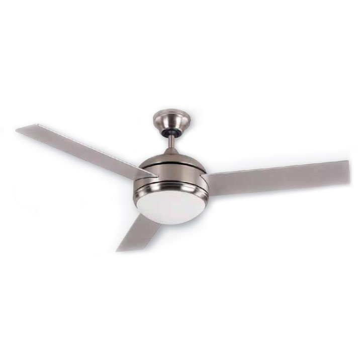 48" Ceiling Fan in Brushed Pewter with Frosted
