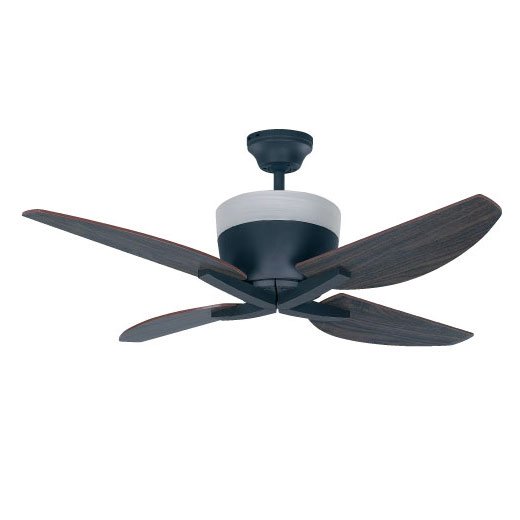 42" Ceiling Fan in Oil Rubbed Bronze with White Alabaster Glass