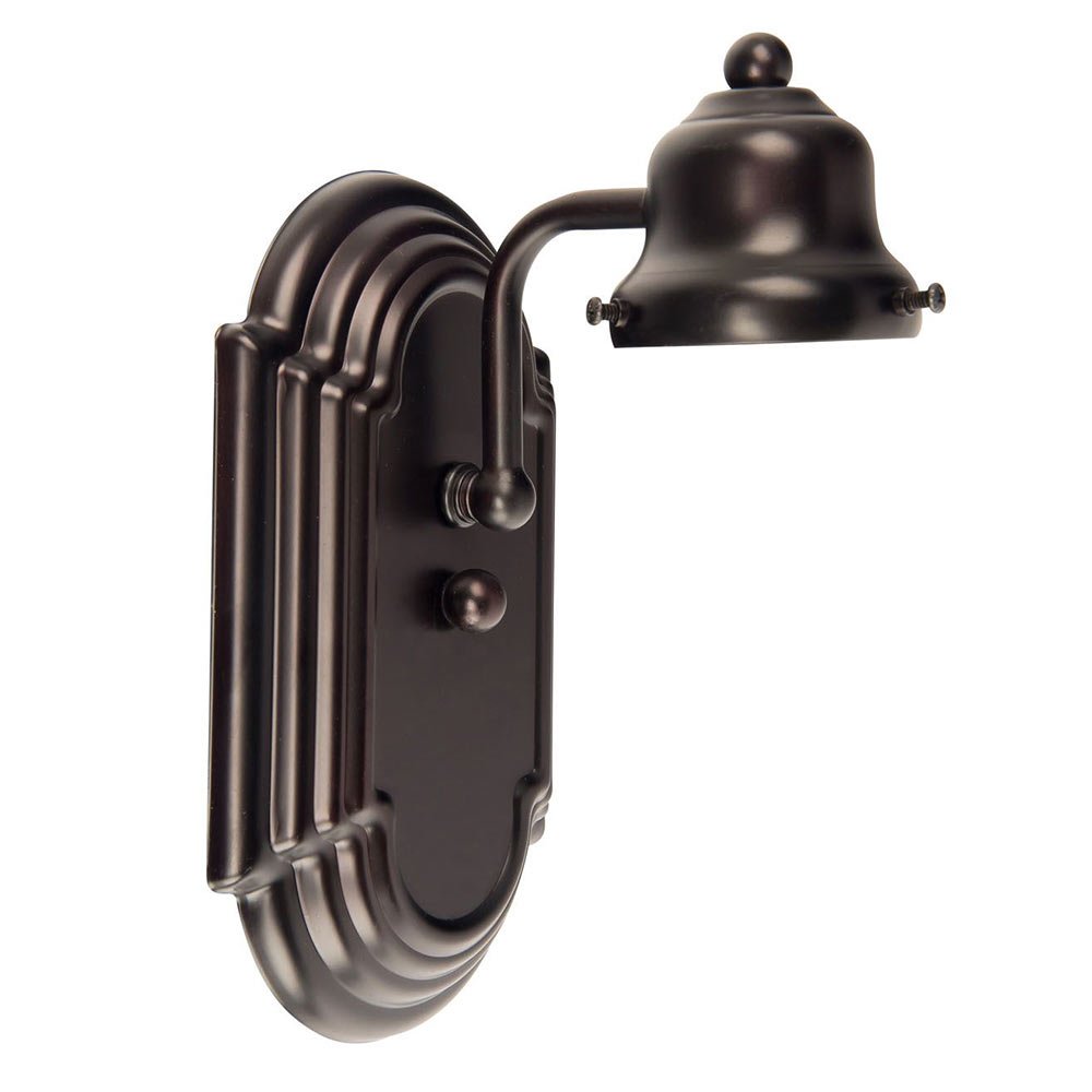 Racetrack 1 Light Wall Sconce in Oiled Bronze