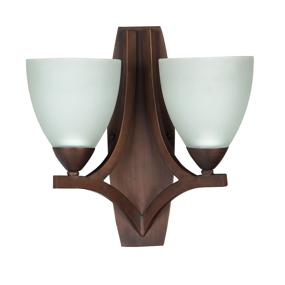 2 Light Wall Sconce in Old Bronze
