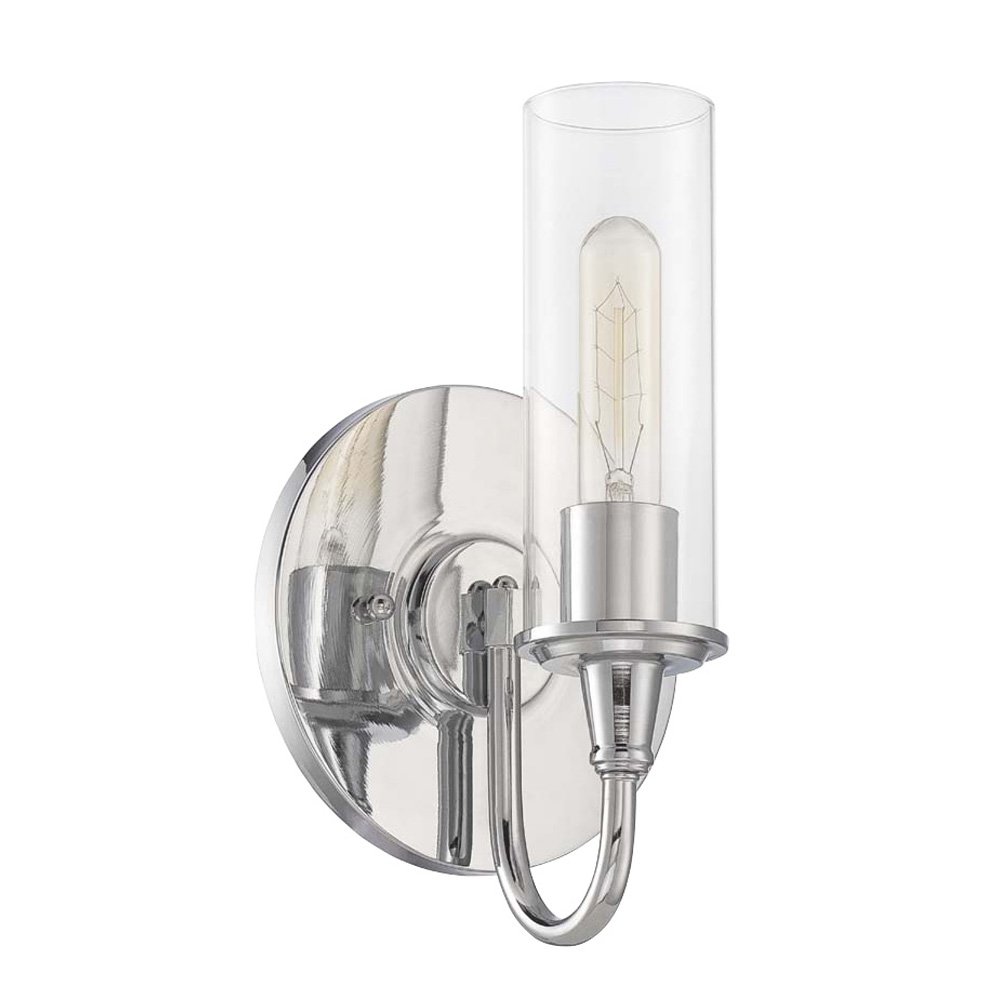 1 Light Wall Sconce in Chrome