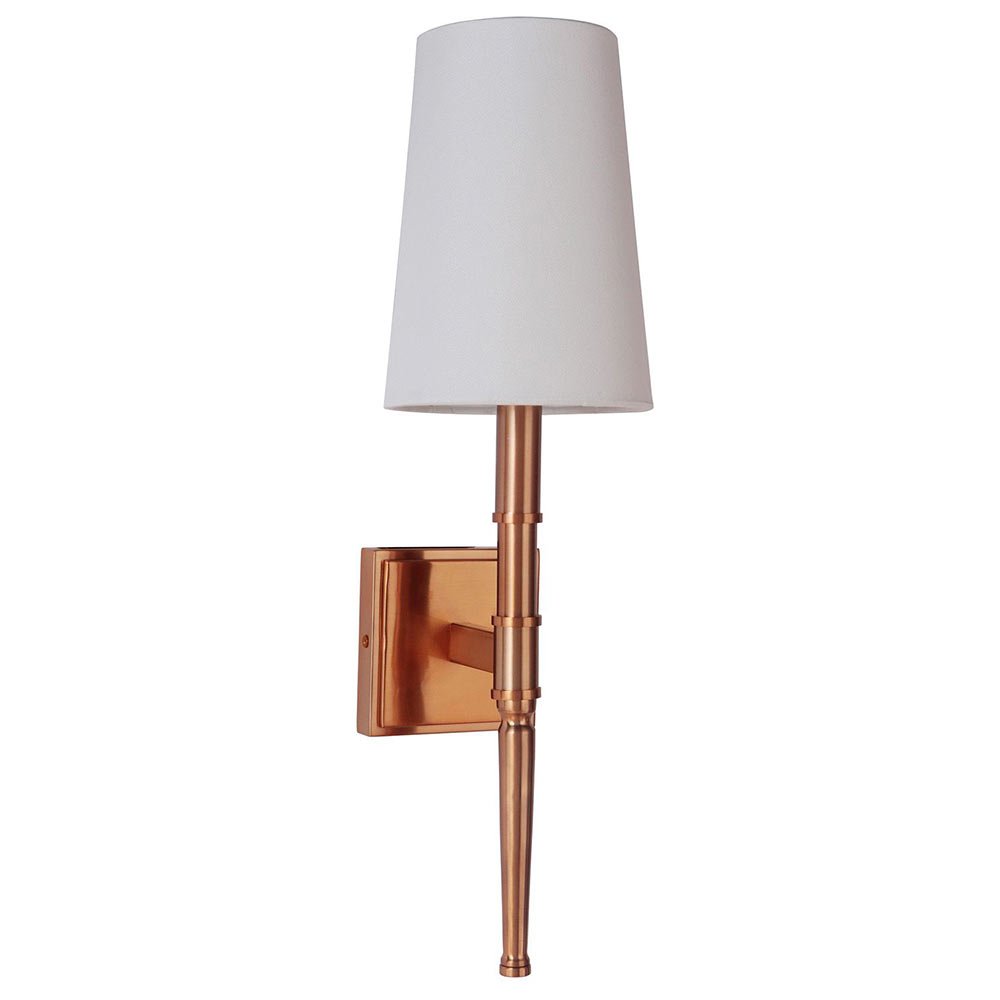 1 Light Wall Sconce in Satin Brass