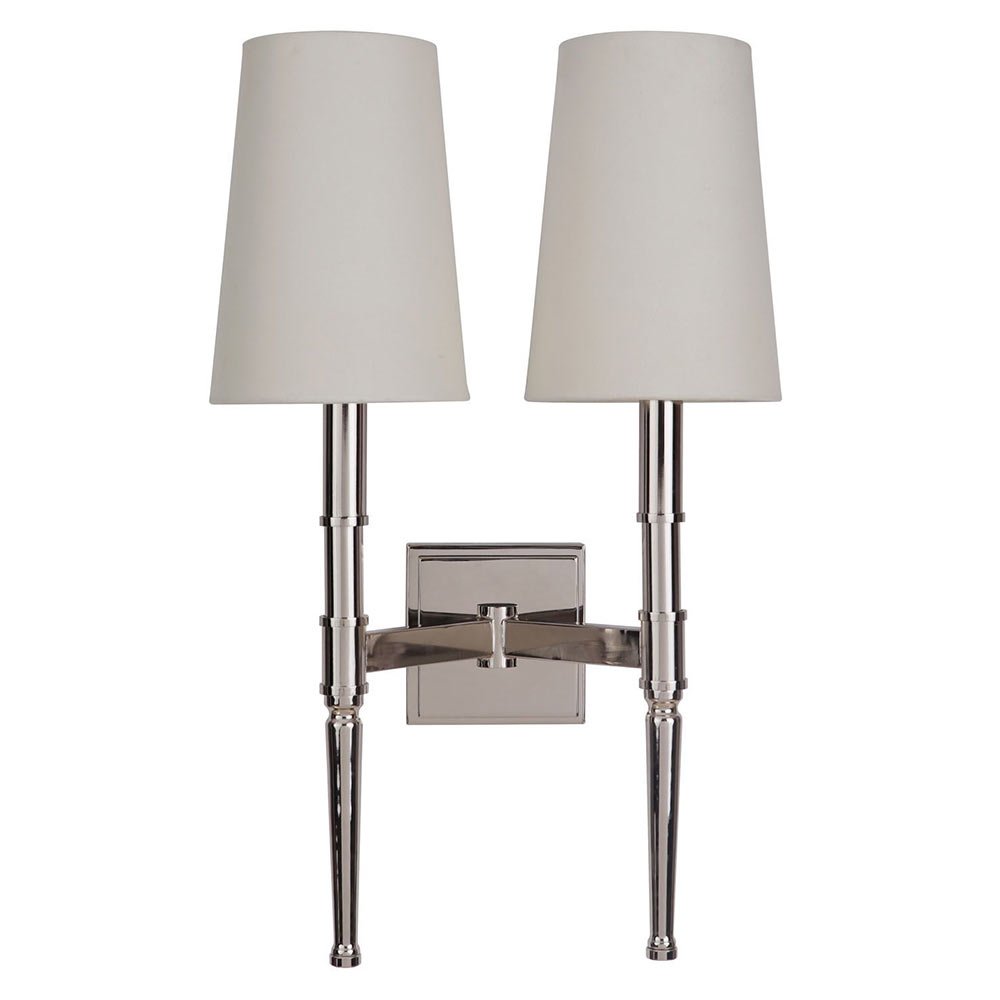 2 Light Wall Sconce in Polished Nickel
