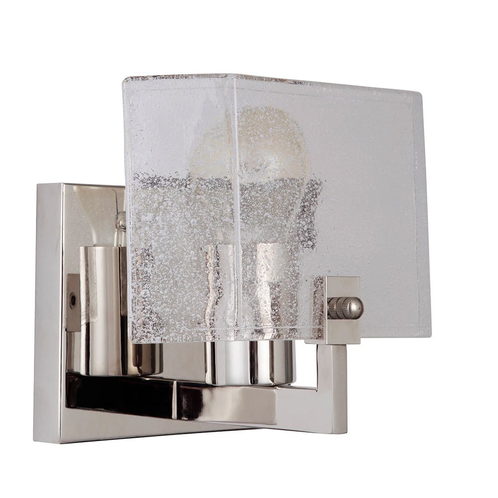 1 Light Wall Sconce in Polished Nickel