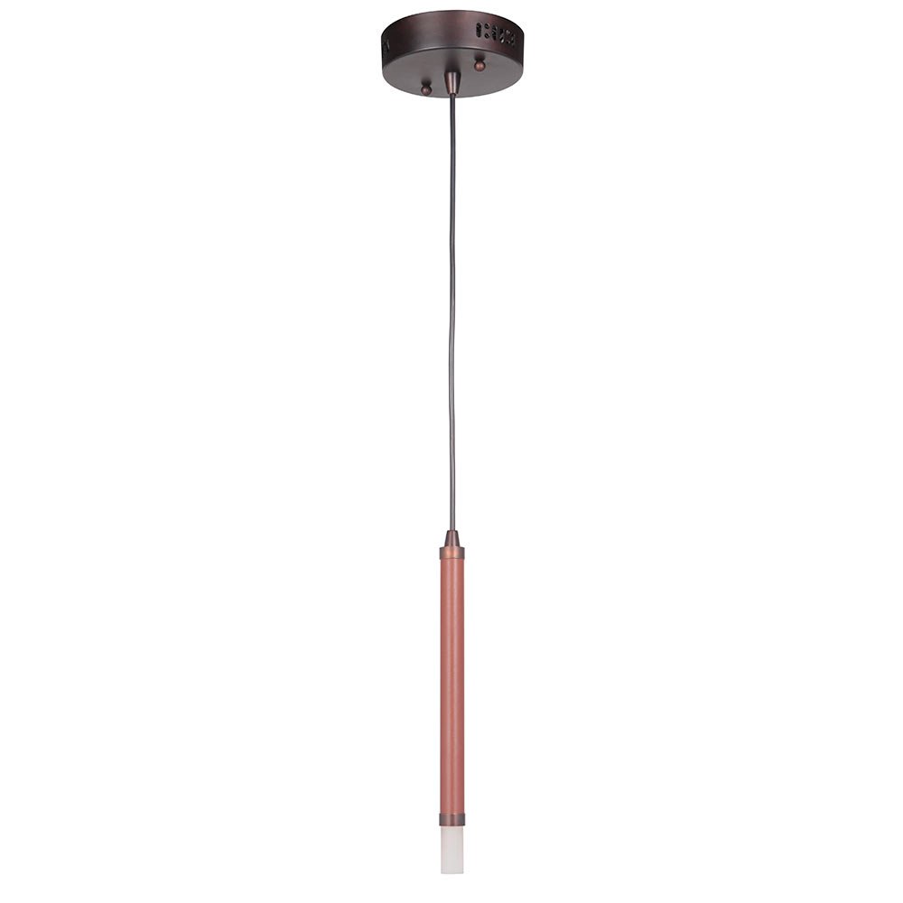 Mini Pendant 1 LED Light Aged Copper
