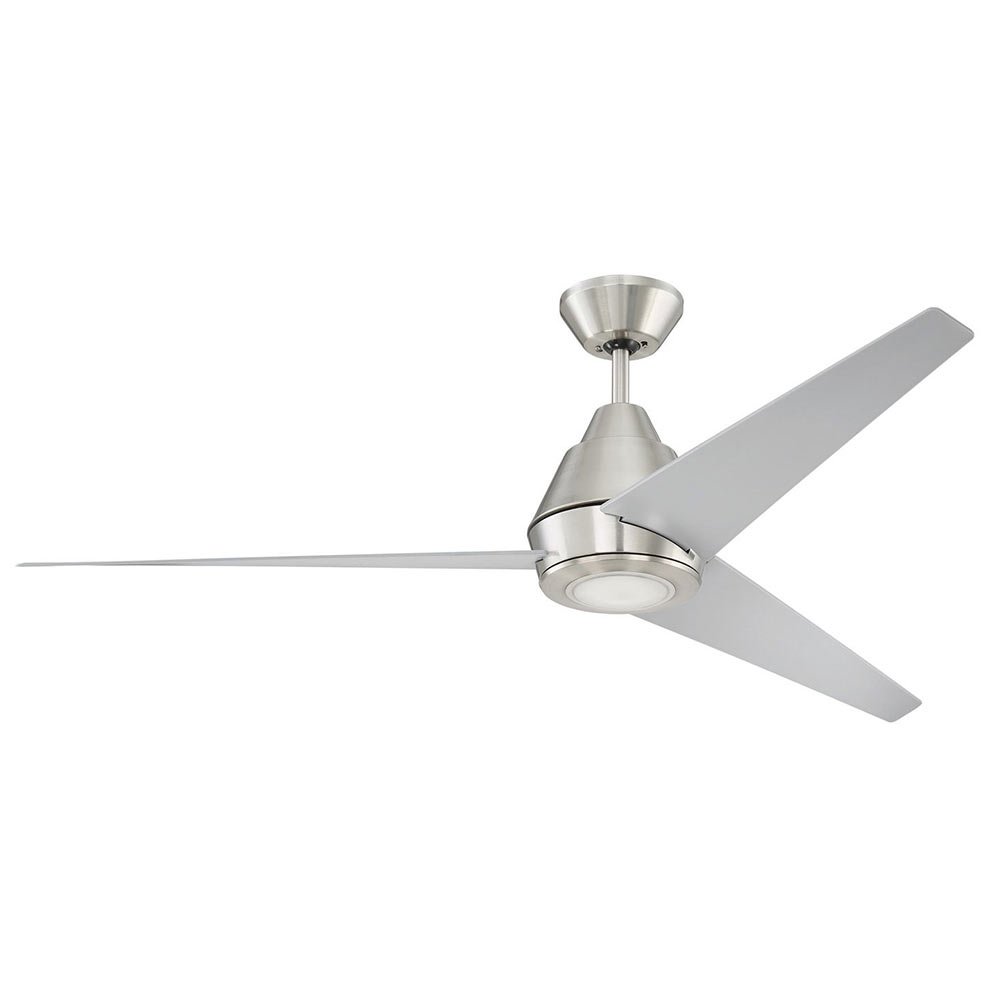 56" Ceiling Fan in Brushed Polished Nickel