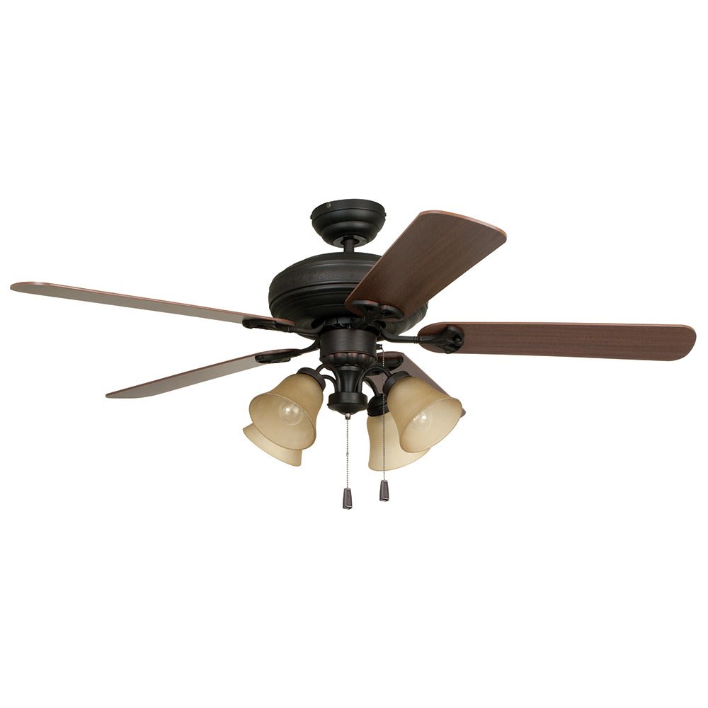 52" Ceiling Fan in Aged Bronze Brushed