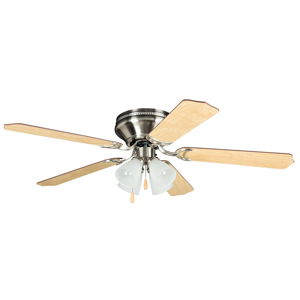 52" Ceiling Fan in Brushed Polished Nickel