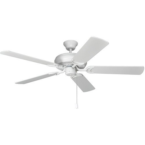 52" Ceiling Fan in Matte White with Matte White Blades