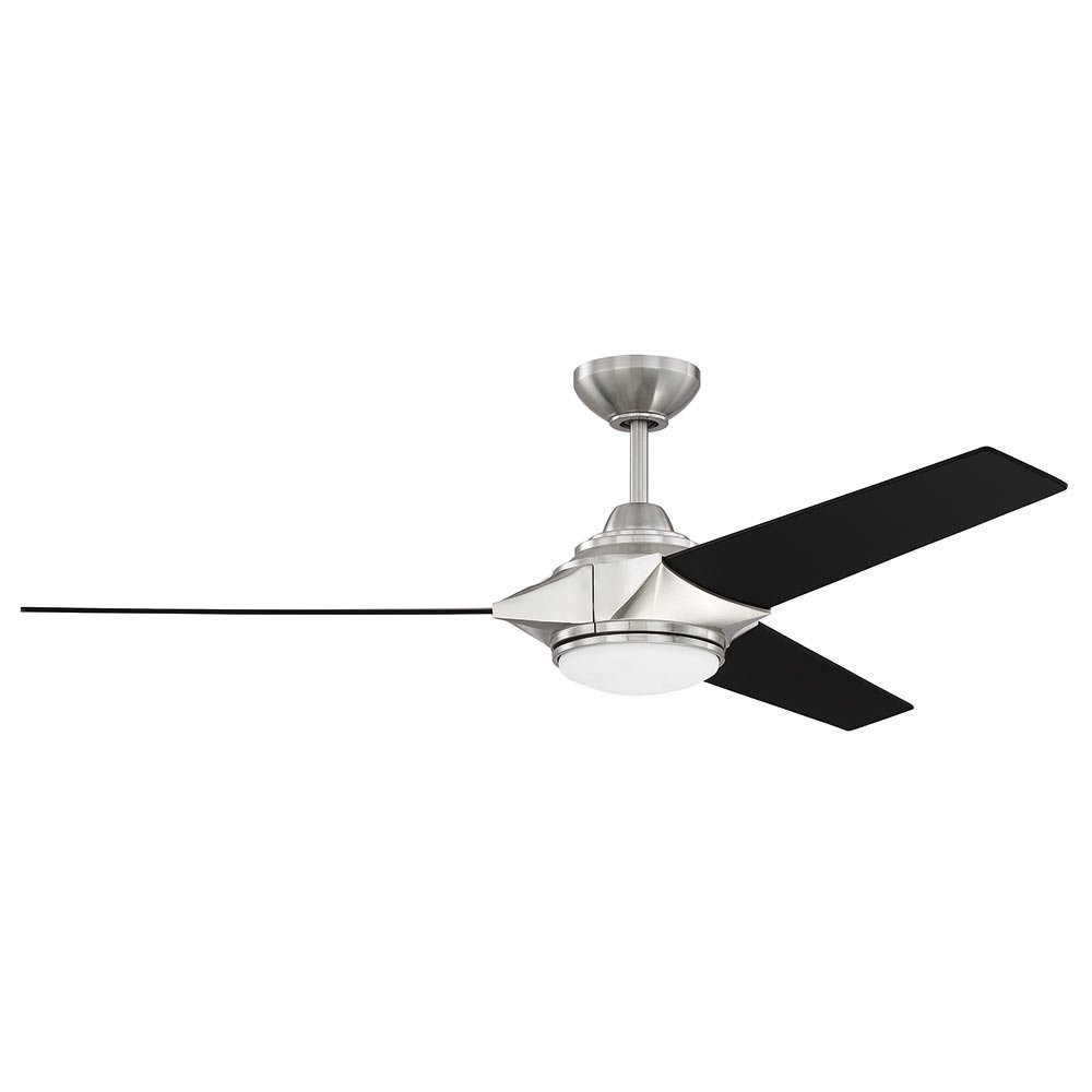 54" Ceiling Fan in Brushed Polished Nickel