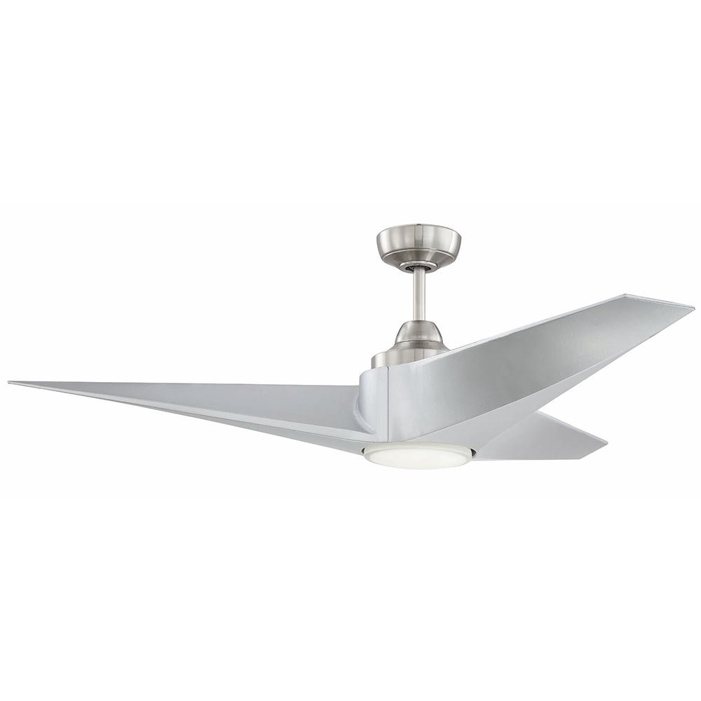 56" Ceiling Fan in Brushed Polished Nickel