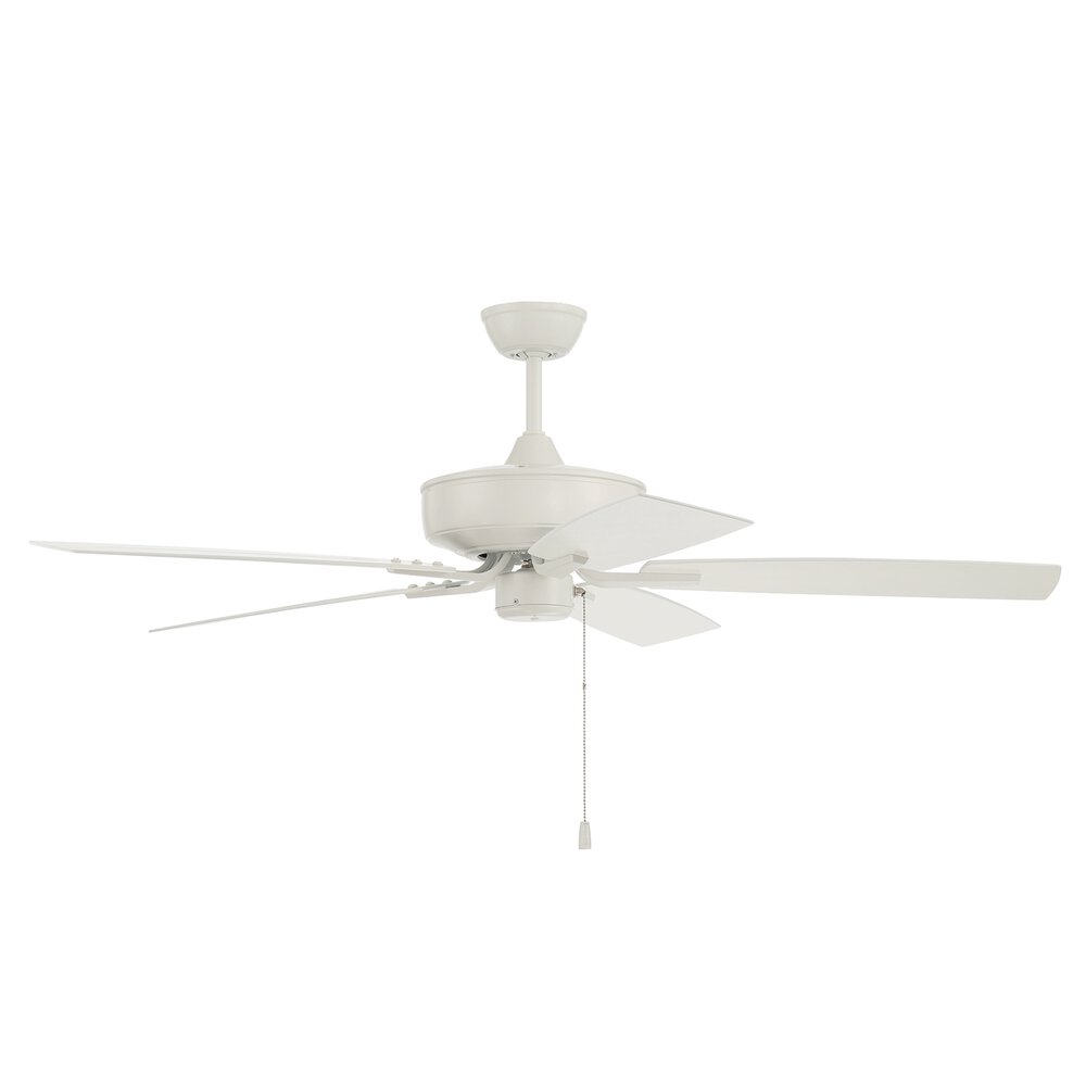 52" Outdoor Pro Plus Fan With Blades In White