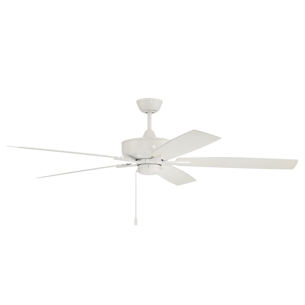 60" Outdoor Super Pro Fan With Blade In White