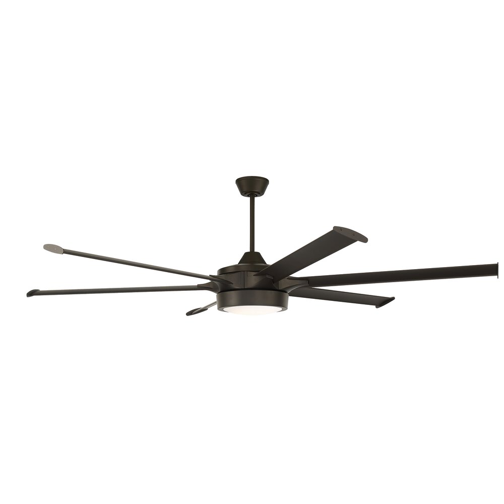 78" Indoor/Outdoor Fan With Blade Light Kit Included In Espresso And Frost White Glass