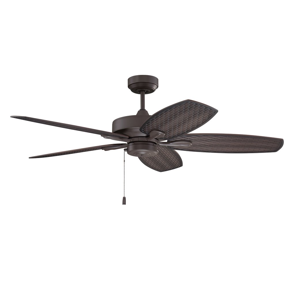 52" Indoor/Outdoor Fan In Brown