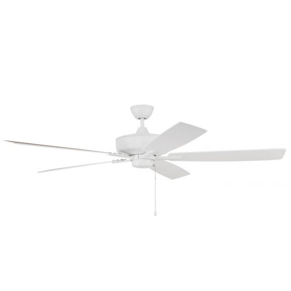 60" Super Pro Fan With Blades In White