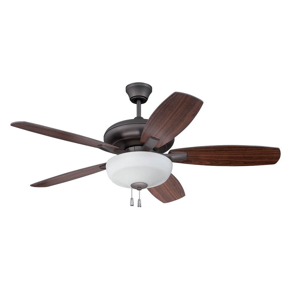52" Ceiling Fan with Blades Included in Espresso