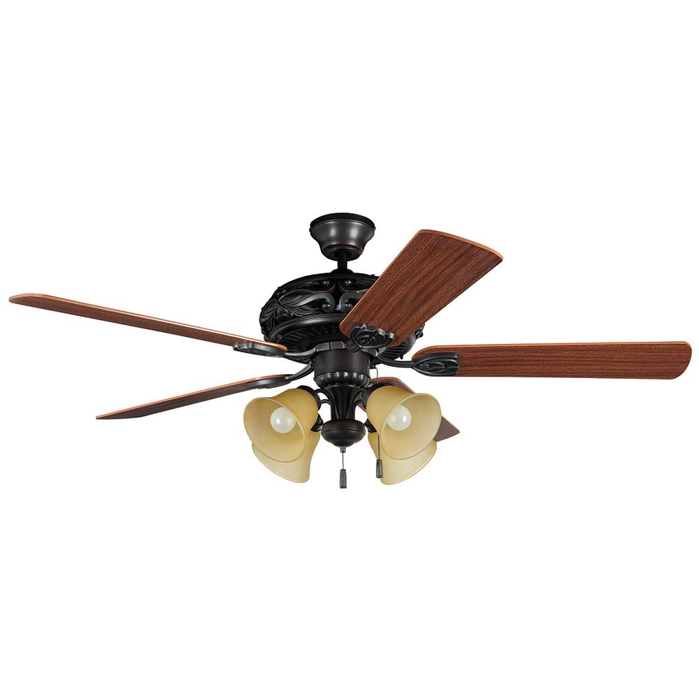 52" Ceiling Fan in Aged Bronze Brushed