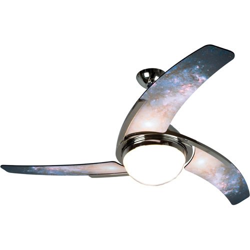 54" Ceiling Fan in Galaxy with Blades and Integrated Light Kit