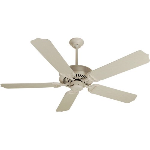 52" Porch Ceiling Fan with Outdoor Standard Blades in Antique White