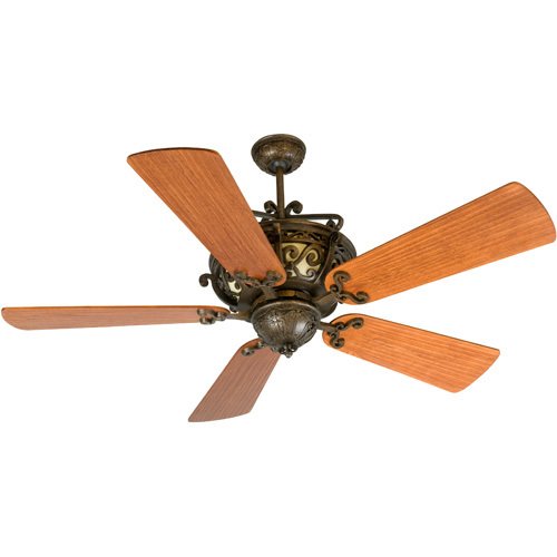 54" Ceiling Fan in Peruvian with Premier Blades in Hand Scraped Cherry