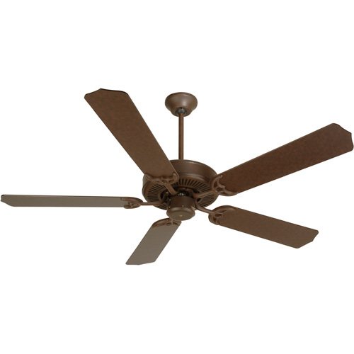 52" Contractor's Design Ceiling Fan with Contractor Blades in Aged Bronze