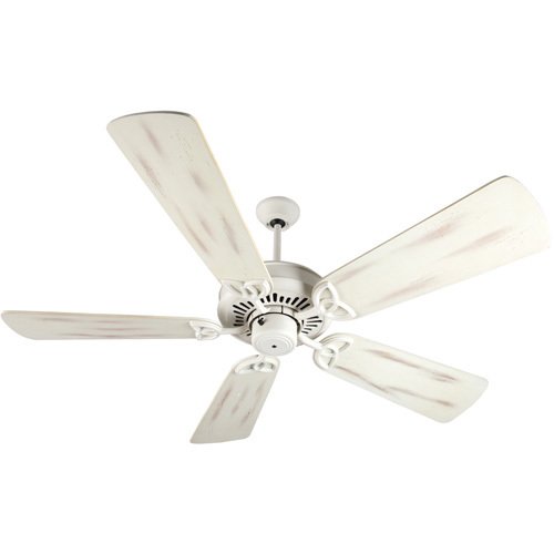 54" Ceiling Fan with Premier Blades in Antique White