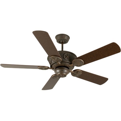 52" Ceiling Fan with Plus Blades in Aged Bronze
