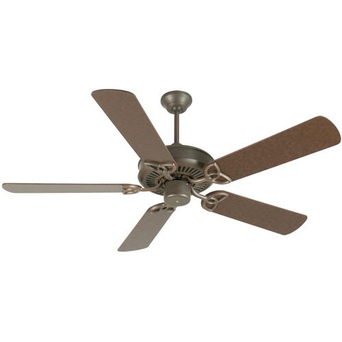 52" Ceiling Fan with Plus Blades in Aged Bronze