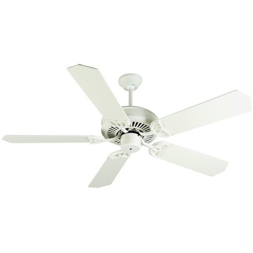 52" Ceiling Fan with Standard Blades in Antique White