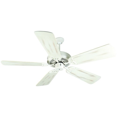 54" Ceiling Fan with Premier Blades in Antique White