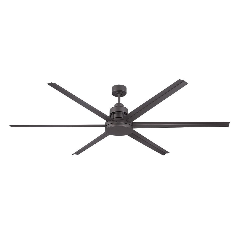 72" Ceiling Fan with Blades Included in Espresso