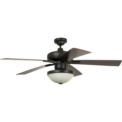 52" Ceiling Fan with Light Kit in Aged Bronze