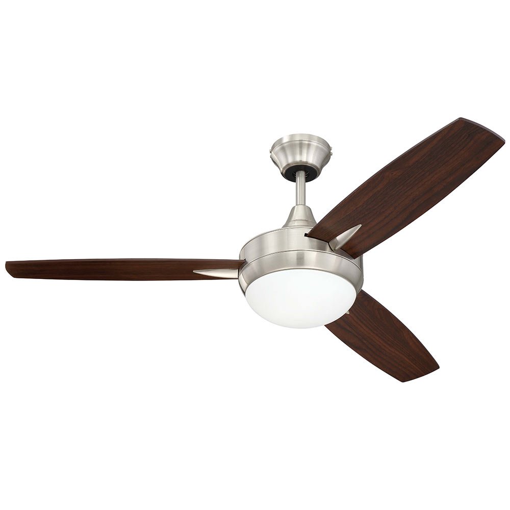 48" Ceiling Fan in Brushed Polished Nickel