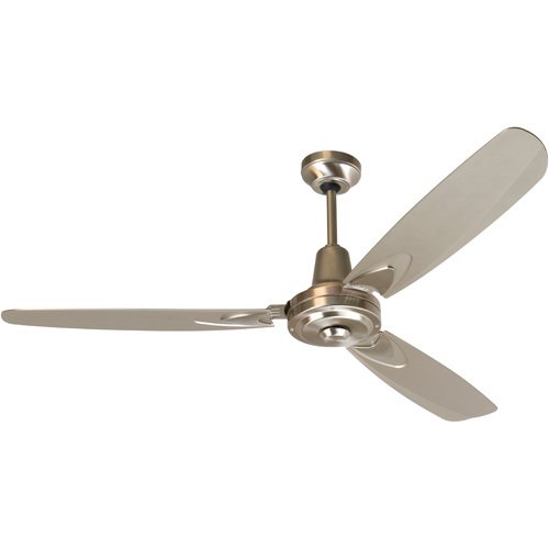 58" Ceiling Fan in Stainless Steel with Blades