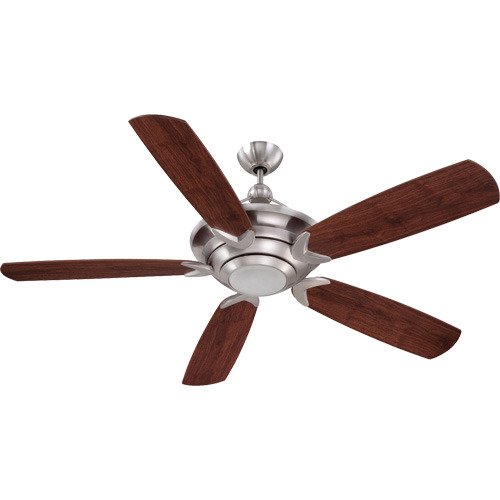 60" Ceiling Fan in Stainless Steel with Custom Integrated Blades