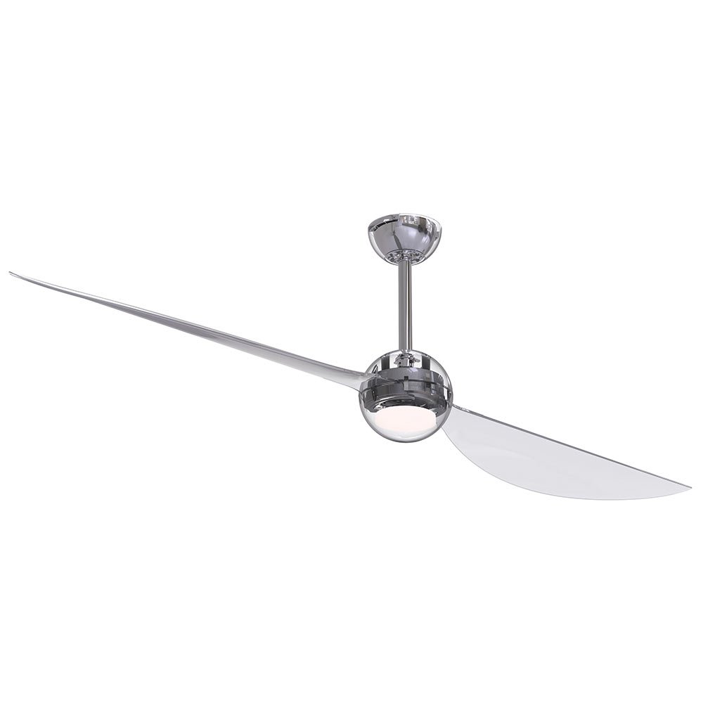 70" Ceiling Fan in Brushed Polished Nickel