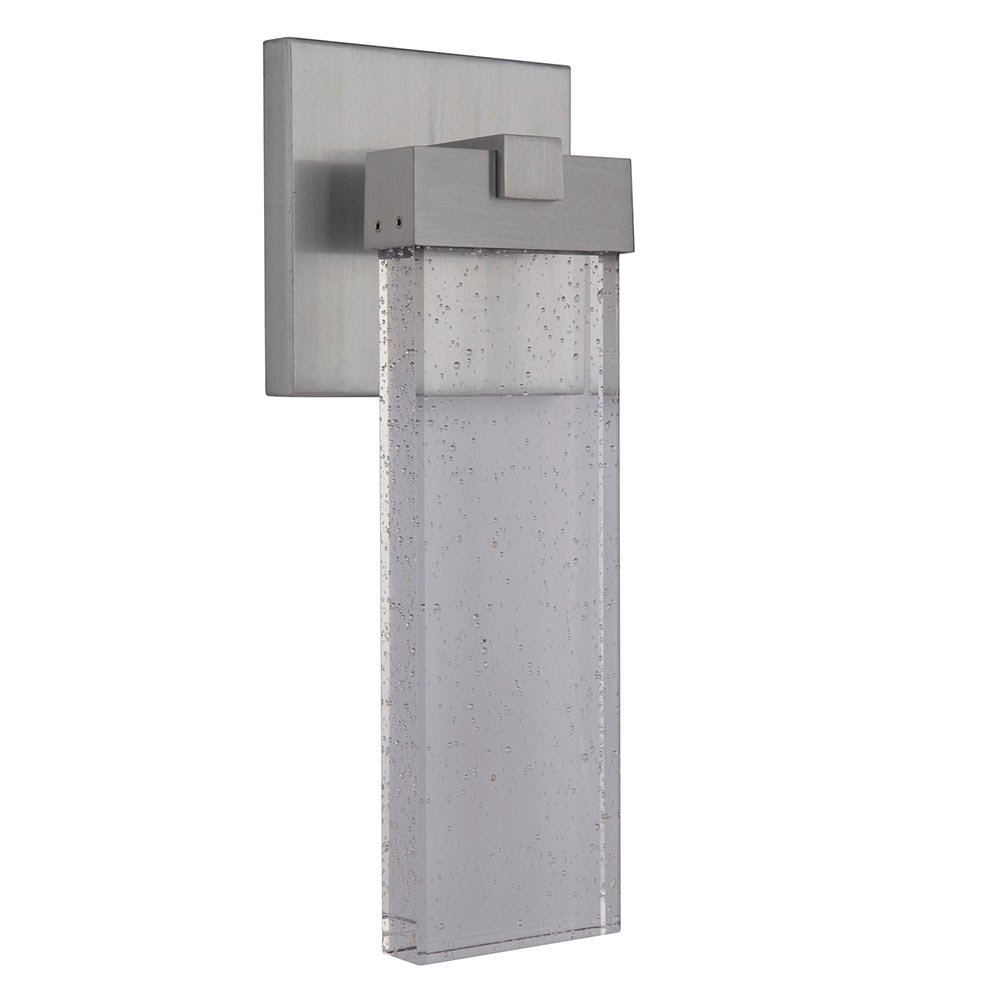 Small LED Wall Mount in Satin Aluminum