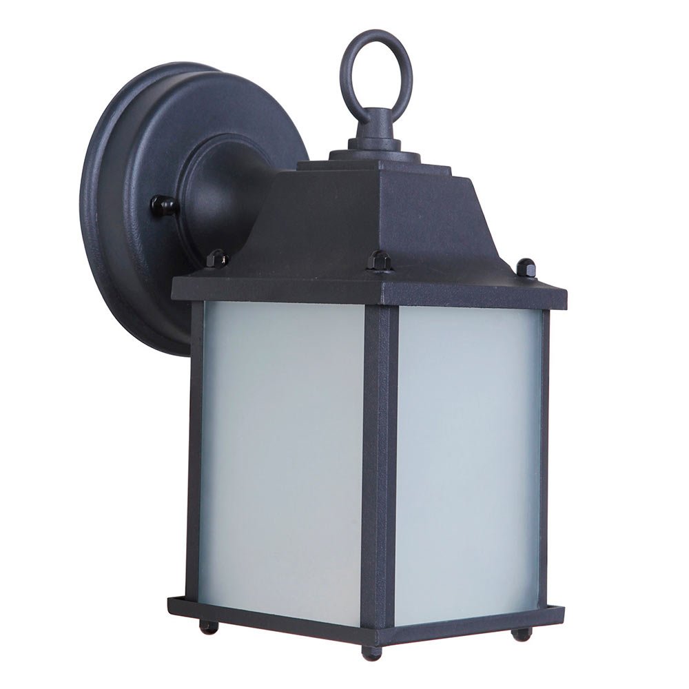 LED Outdoor Lantern, Matte Textured Black in Textured Matte Black