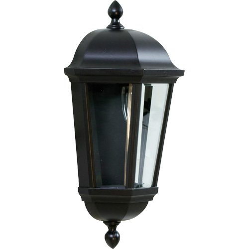 8 1/16" Exterior Wall Lantern in Oiled Bronze with Clear Beveled Glass