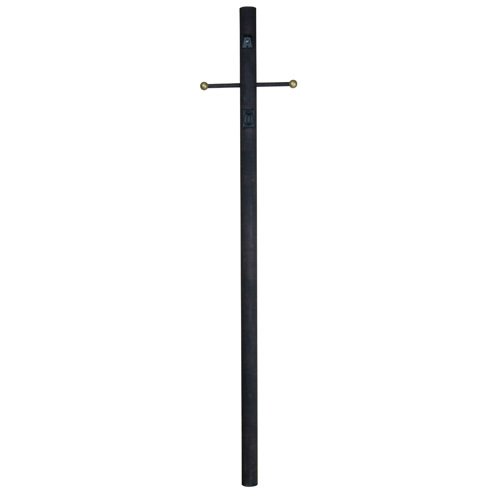 84" Round Tube with P/C & Conversion Outlet in Matte Black