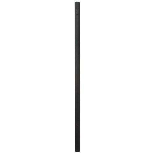 10' Pole with Supply Hole & P/C Knockout in Matte Black