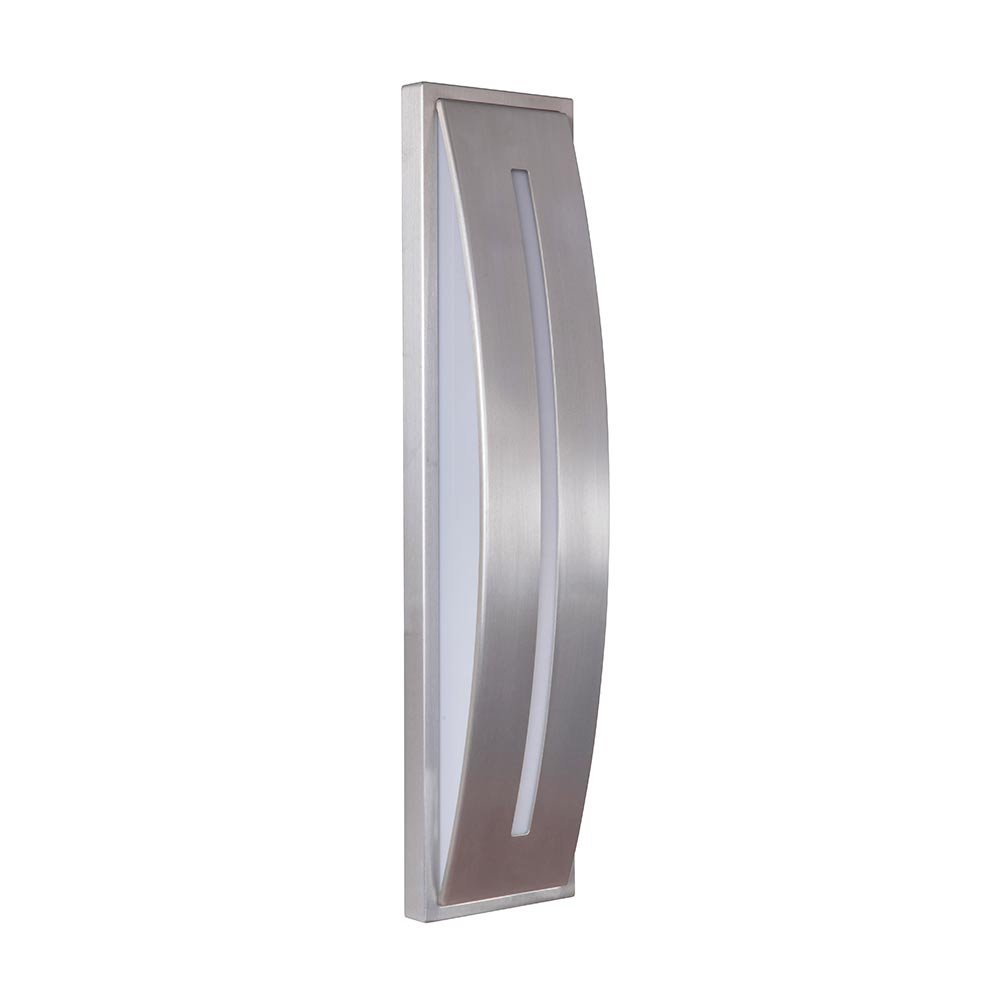 Small LED Pocket Sconce in Satin Aluminum