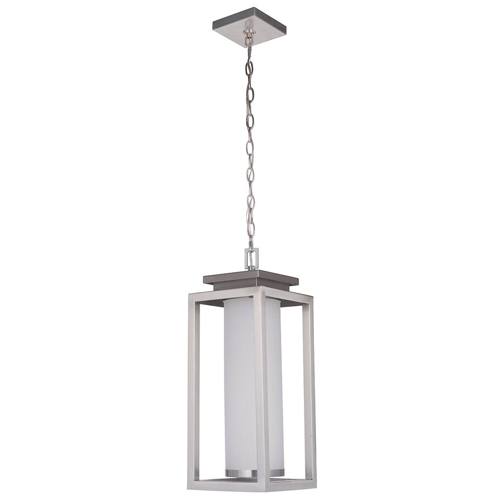 Large LED Pendant in Stainless Steel