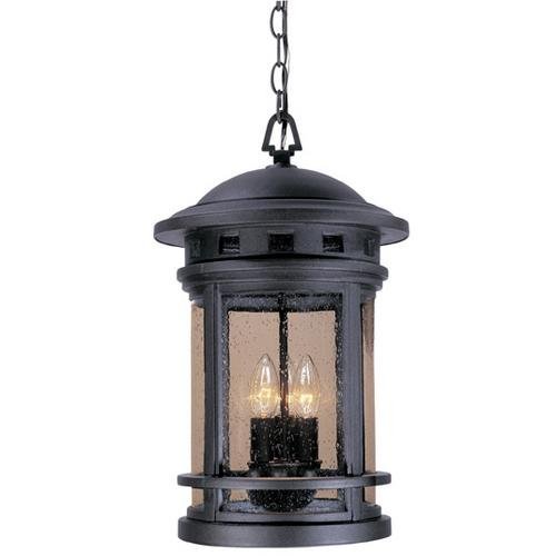 Exterior Hanging Lantern in Oil Rubbed Bronze with Seedy