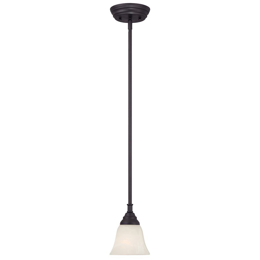 Mini Pendant in Oil Rubbed Bronze with Frosted