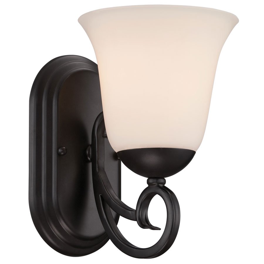 Wall Sconce in Oil Rubbed Bronze with Frosted