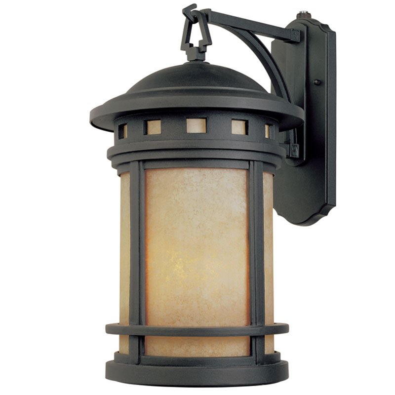 7" Wall Lantern - Energy Star in Oil Rubbed Bronze with Amber