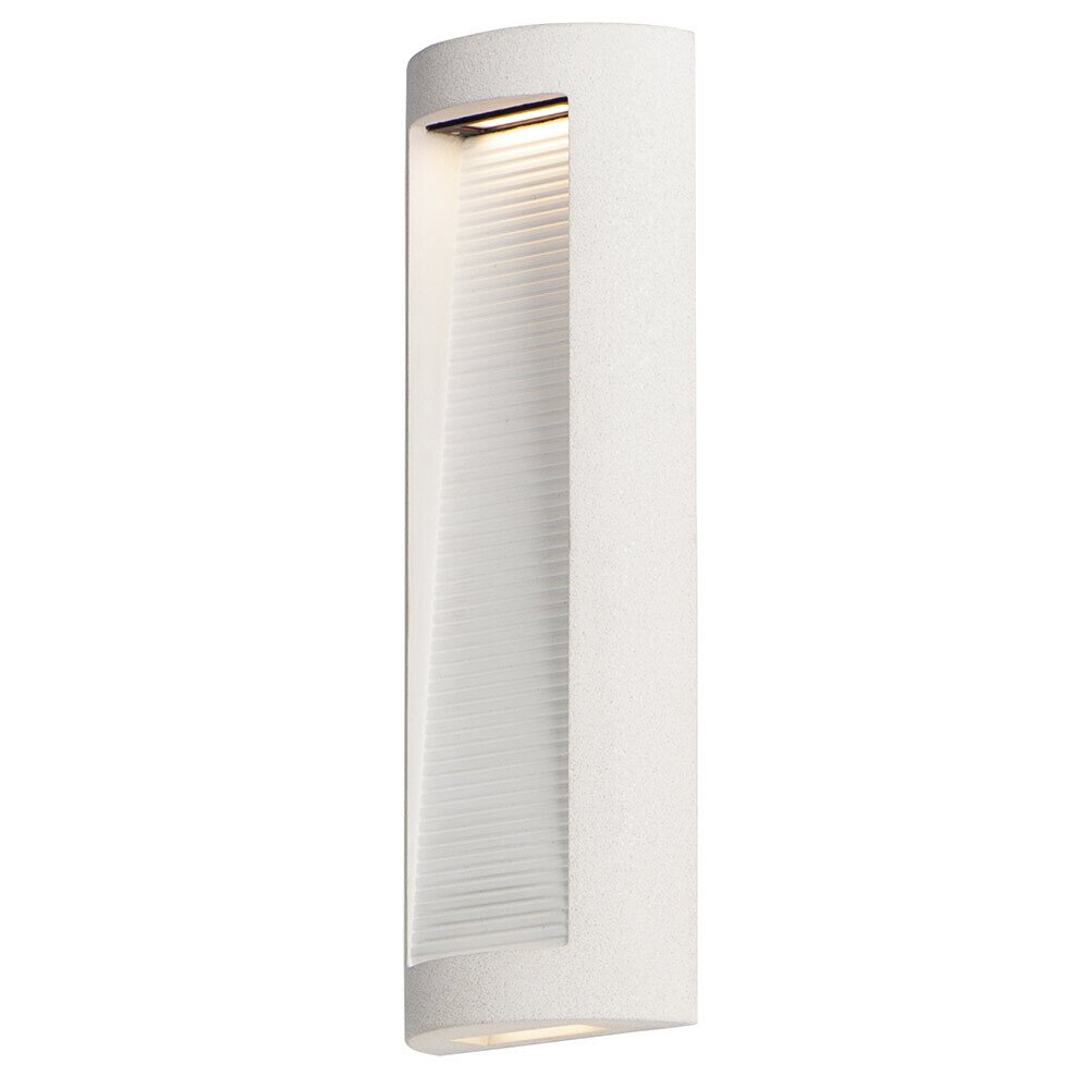 Large LED Outdoor Wall Sconce in Sandstone